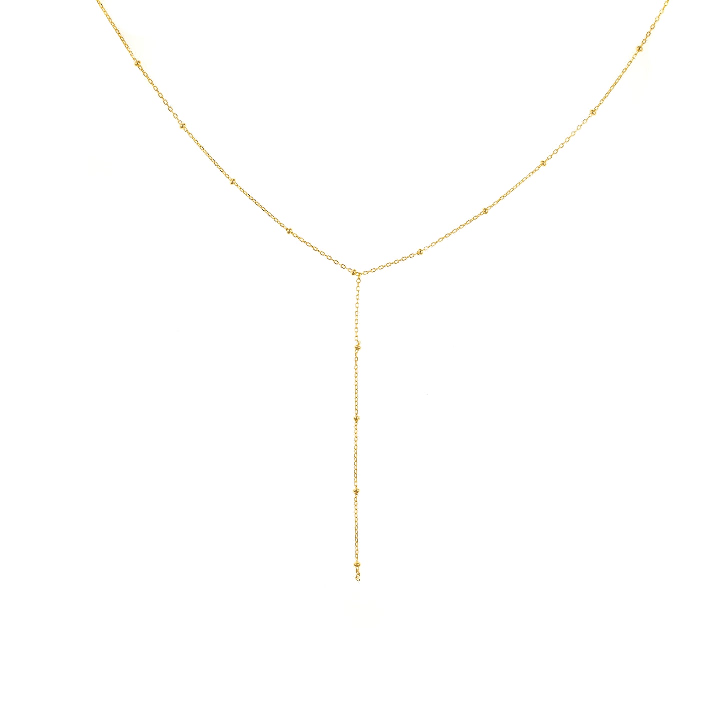 Sterling silver gold plated necklace "Amanda"