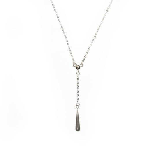 Sterling silver necklace "Drop"