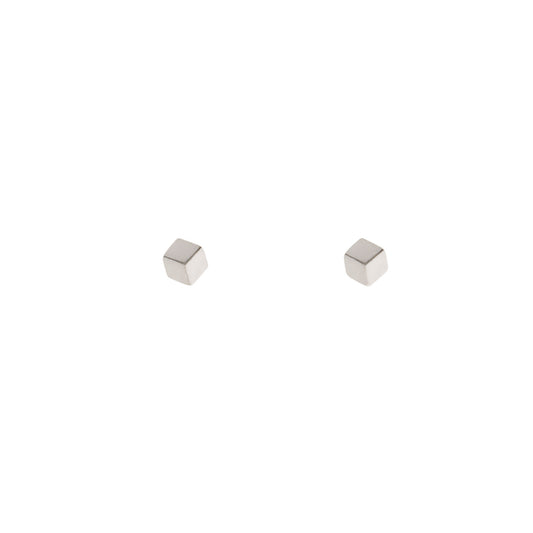 Sidarbiniai auskarai "Cube silver"