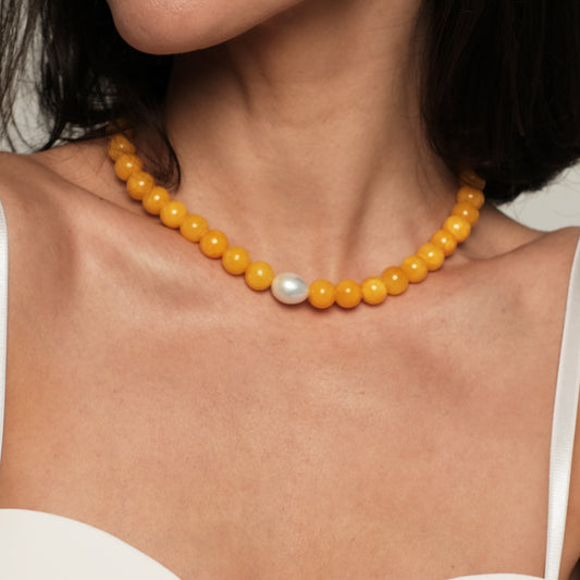 Necklace "Yellow"