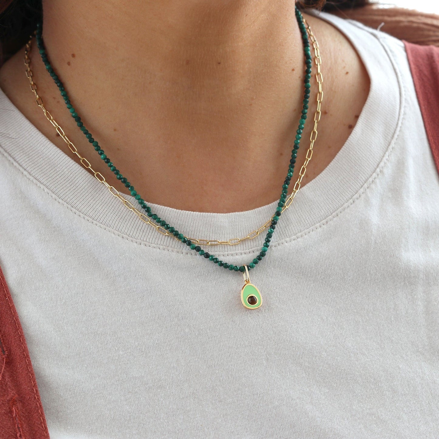 Malachite necklace