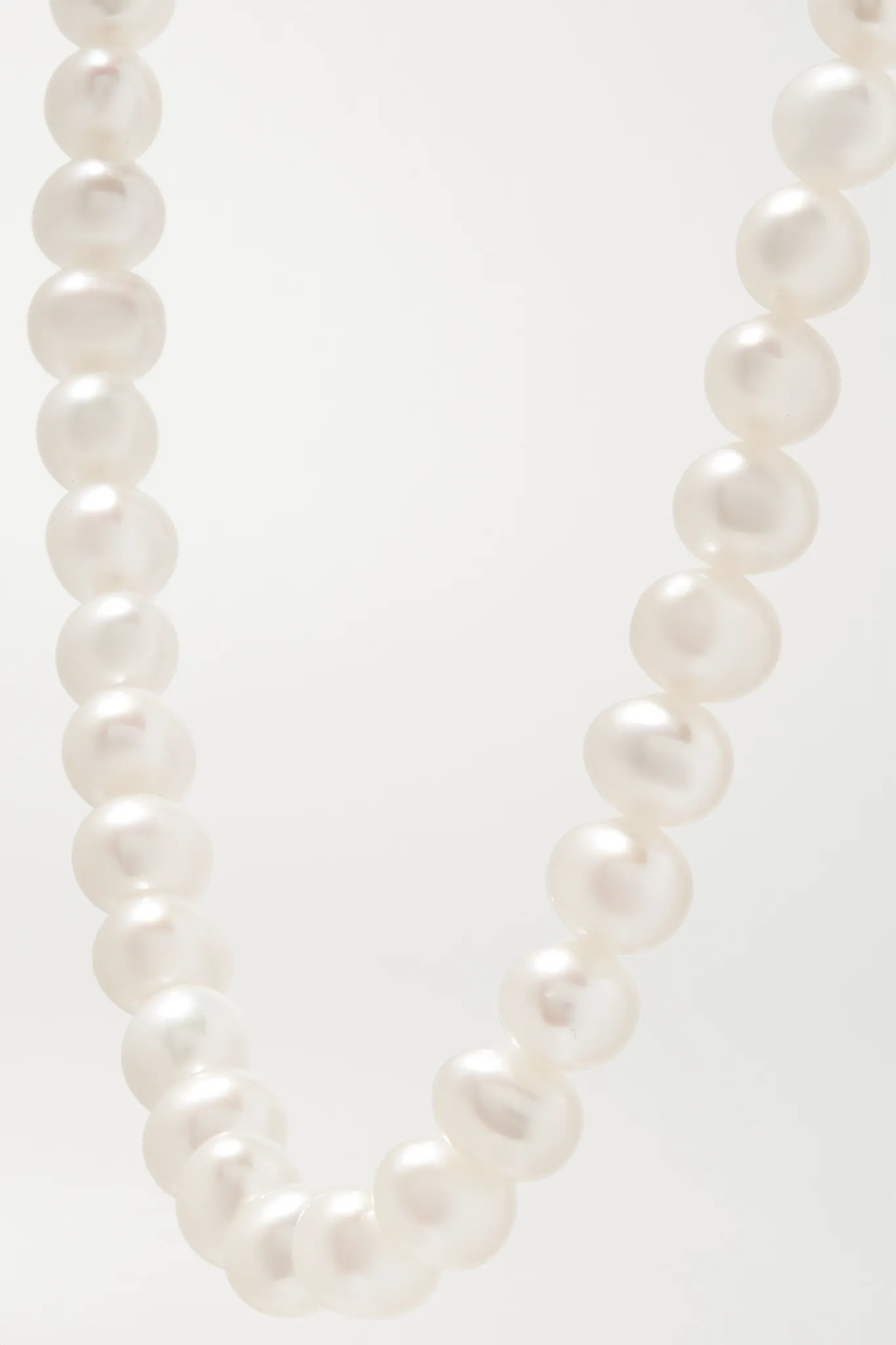 Natural pearl necklace, 6mm