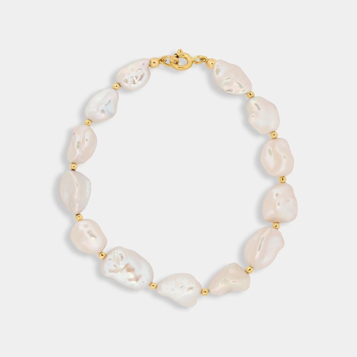 Natural Baroque pearl bracelet