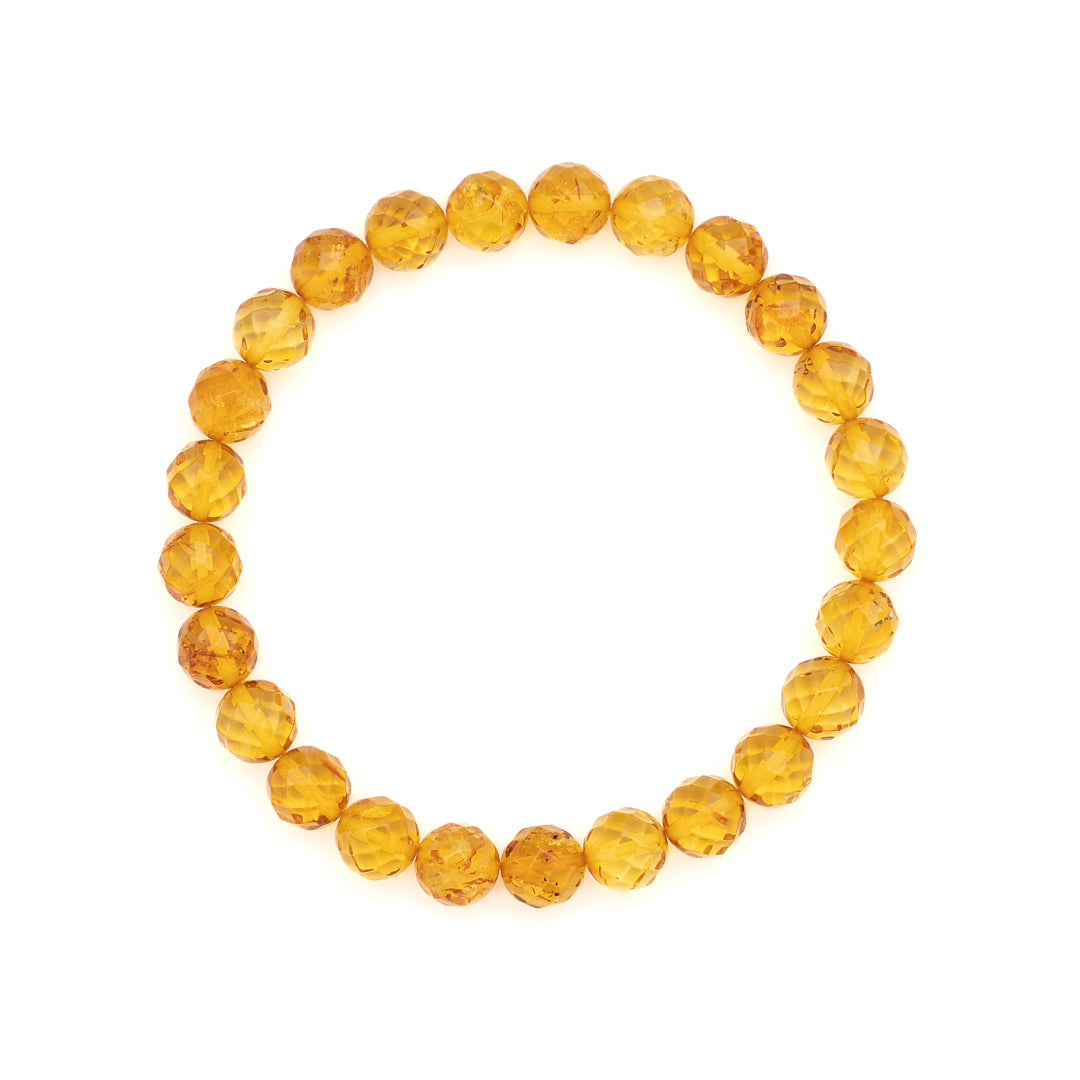 Natural amber bracelet "Lucia"