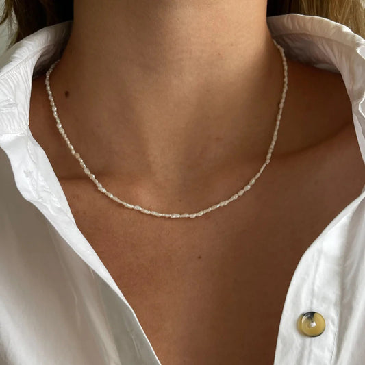 Natural pearl necklace "Annely"