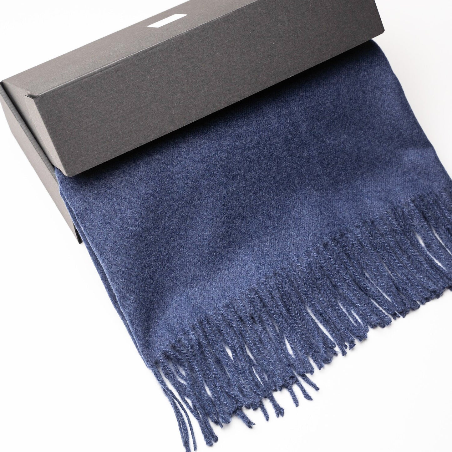 Cashmere scarf #Dark blue